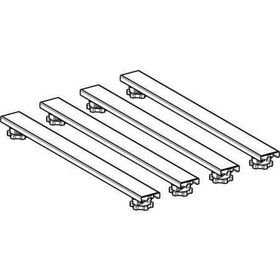 Geberit Duschwannenfuß-Set f Steinharz ab 1400mm 80cm H 60-120mm