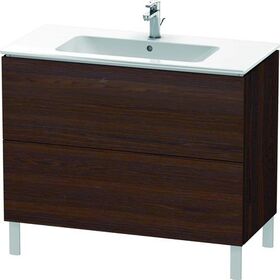 Duravit Waschtischunterbau L-CUBE 1020x481x704mm nussbaum gebürstet