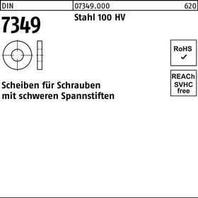 Scheibe DIN 7349 23x50x 8 Stahl 100HV 25 Stück - VPE: 25