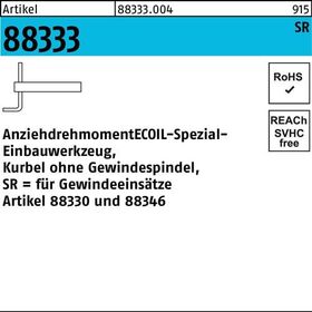 Einbauwerkzeug R 88333 Nr.2-M10 -M16 Stahl 1 Stück AMECOIL