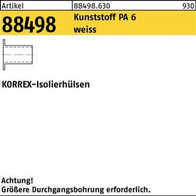 Isolierhülse R 88498 KORREX M5x 15 Polyamid 6 weiß 100 Stück DUBO - VPE: 100