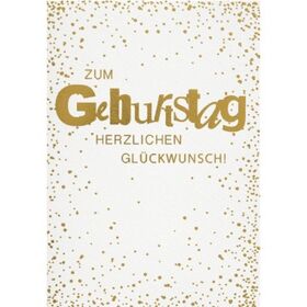 Perleberg Karte Geburtstag Basic Classic 751-0086