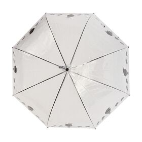 Schirm transparent Vögel auf Draht