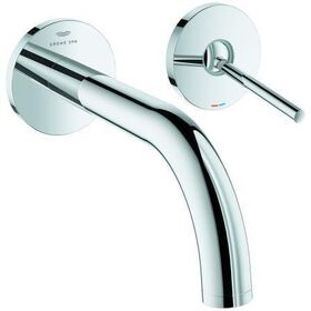 Grohe 2-Loch-WT-Wandbatterie ATRIO FMS, Ausladung 185mm chrom