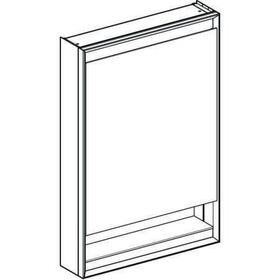 Geberit Spiegelschrank ONE m CoL 1 Tür Ni Anschlag links 600x900mm