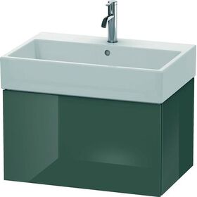 Duravit Waschtischunterbau L-CUBE 394x684x459mm dolomiti grey hochglanz