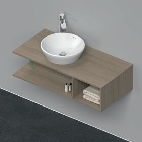 Duravit Waschtischunterbau Compact D-NEO 1 Fach rechts 260x1000x480mm eiche terr