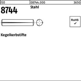 Kegelkerbstift ISO 8744 5x 26 Stahl 100 Stück - VPE: 100
