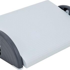 Fußstütze lichtgrau B520xT350xH140mm Höhenverstellung 4-fach 30-165mm WEDO
