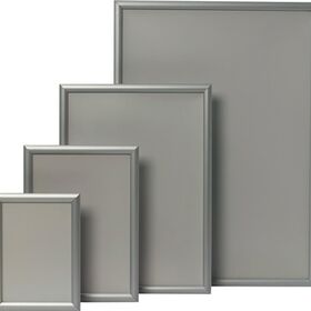 Klappr.Plakatmaß DIN A1 Klemmprofil 24mm silberf.elox.WSM