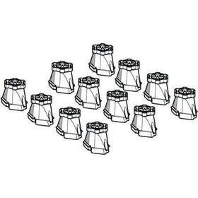 Geberit Duschwannenfuß-Set (12 Stück) Höhe 90-210mm
