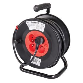 Silverline - Französische Kabeltrommel, Steckertyp E, 230 V