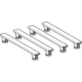 Geberit Duschwannenfuß-Set f Steinharz ab 1400mm 700mm H 90-210mm