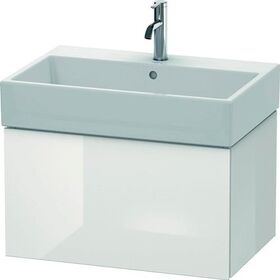 Duravit Waschtischunterbau L-CUBE 394x684x459mm weiß hochglanz