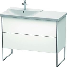 Duravit Waschtischunterbau XSQUARE Becken links 805x1010x473mm weiß matt