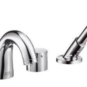 4-Loch-Wannenrandarmatur AXOR STARCK DN 15 polished red gold