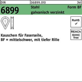 Kauschen DIN 6899 BF 6/RW 7 Stahl galv.verz. 100 Stück - VPE: 100