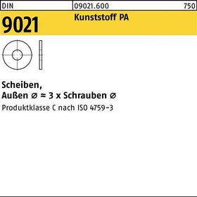 Scheibe DIN 9021 22x60x4 Polyamid natur 100 Stück - VPE: 100