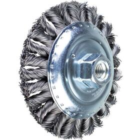 Kegelbürste D.125mm M14 Drahtstärke 0,5mm Gusseisen 15mm 15000min-¹ 1 PFERD