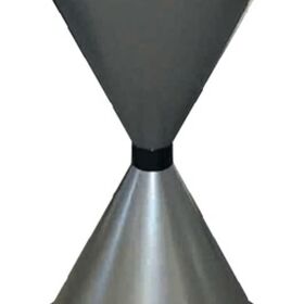 Standascher D405xH770mm anthrazit Stahlbl.TKG