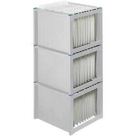 helit Hängekorb H6110084 max. 40Mappen DIN A4 lichtgrau/blau
