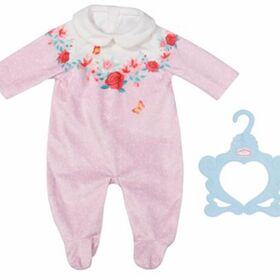 Baby Annabell Strampler rosa Blumen,43cm