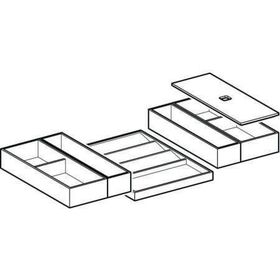 Geberit Schubladeneinsatz-Set für obere Schublade Breite 750mm