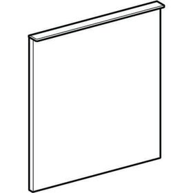 GE Tür in Platin, zu iCon xs WTU 840039 Tür in Platin zu iCon xs WTU 840039