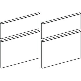 GE Schubladenfront Platin zu iCon WTU 840422