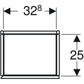 Geberit Hochschrank iCon 360x1800x291mm m 1 Tür sandgrau hochglan