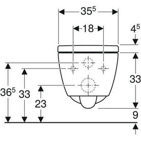 Geberit Wand-Tiefspül-WC iCon RIM geschl Fo m WC-Sitz weiß-alpin matt