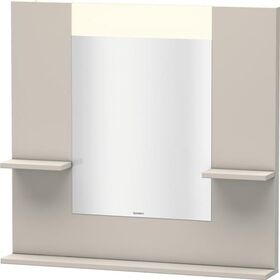 Duravit Spiegel VERO 142x850x800mm, Beleuchtung taupe