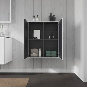 Duravit Halbhochschrank L-CUBE 700x243x800mm weiß hochglanz