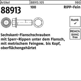 Sechskantflanschschraube R 88913 Sperr-Ripp VG M14x 1,5x 50 100 100 Stück - VPE: 100