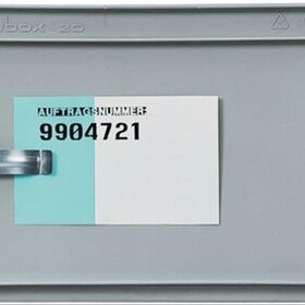 Zettelklammer verz.f.Transportstapelkasten LOCKWEILER