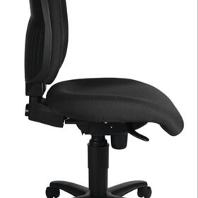 Bürodrehstuhl m.Synchrontechnik schwarz 450-550mm o.Armlehnen TOPSTAR