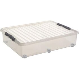 Sunware Aufbewahrungsbox Q-line H6163102 60l 80x50x20cm Rollen tr
