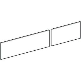 GE VariForm Set Schubl.-Front für US für WT, mit 2 Schubladen B=135cm, lava