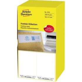 Avery Zweckform Frankieretikett 3432 Einzel 164x41mm 1000 St./Pack.