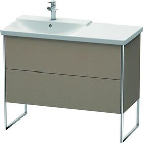 Duravit Waschtischunterbau XSQUARE Becken links 805x1010x473mm leinen