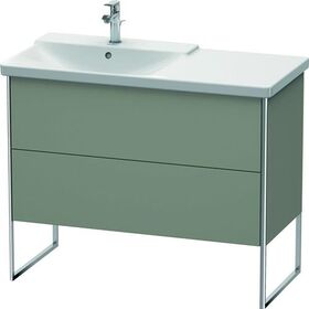 Duravit Waschtischunterbau XSQUARE Be li 805x1010x473mm Steingr seidenmatt