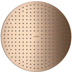 Kopfbrause 300 2jet AXOR Montage Decke-Aufputz polished red gold