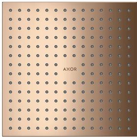 Kopfbrause 250/250 1jet AXOR Montage Decke-Aufputz polished red gold