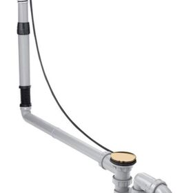 Ab-/Überlaufgarnitur AXOR EXAFILL S m Fs für Sonderwannen polished bronze