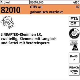 Klemme R 82010 GTW 40 LR M20/3 - 20 galv.verz. 1 Stück LINDAPTER