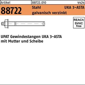 Ankerstange R 88722 ASTA M20x300 Stahl galv.verz. 10 Stück UPAT - VPE: 10