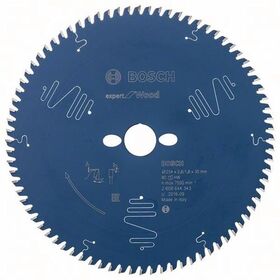 Kreissägeblatt AD 254mm Z.80 WZ Bohr.30mm Schnitt-B.2,6mm HM BOSCH