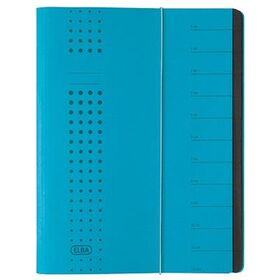 ELBA Ordnungsmappe chic 400001035 DIN A4 12Fächer Karton blau