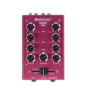 OMNITRONIC GNOME-202 Mini-Mixer rot