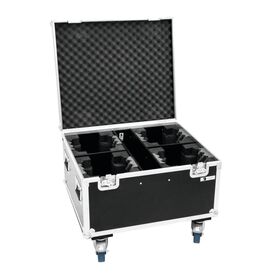 ROADINGER Flightcase 4x TMH FE-600 mit Rollen